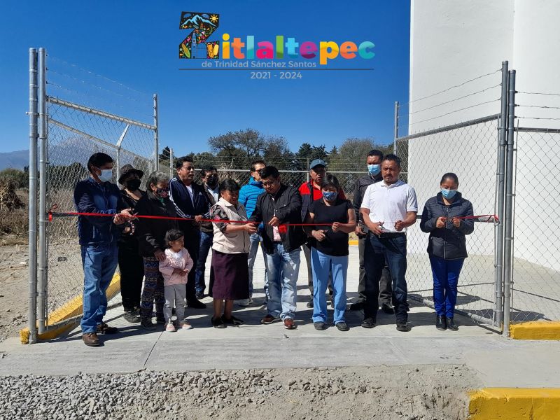 inauguracion del tanque de agua de la comunidad de San Juan Bautista Miér